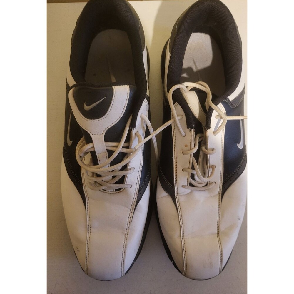 Nike Men's Golf Shoes White / Black Sz 11.5 - Picture 2 of 5